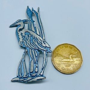 Blue Hero Brooch